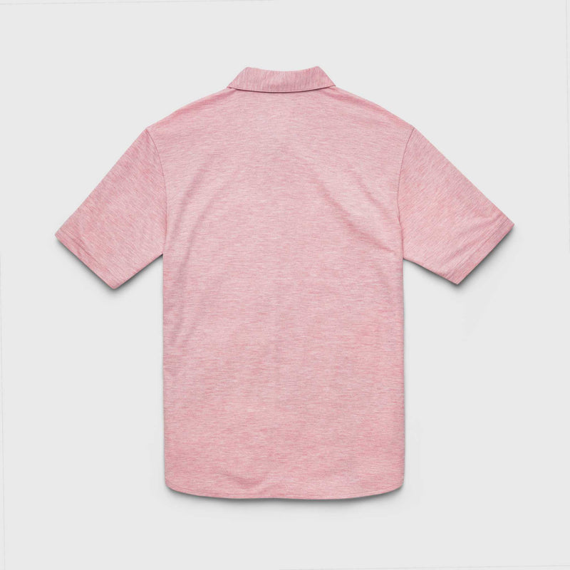 Tony Pique Knit Shirt - Pink Heather