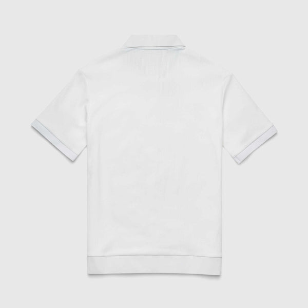 Daniel Rib Knit Shirt - White