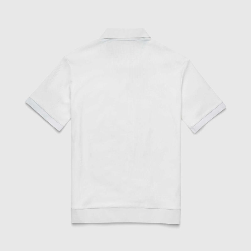 Daniel Rib Knit Shirt - White