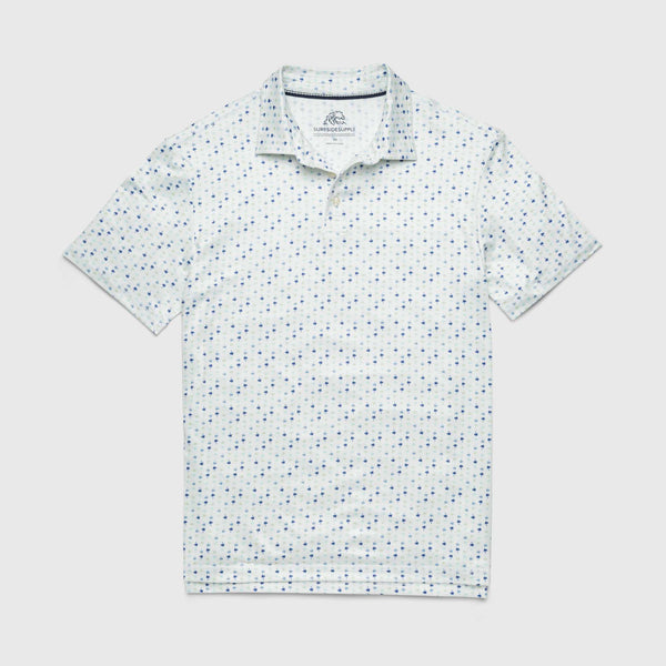 Gary Performance Polo - Blue Palm