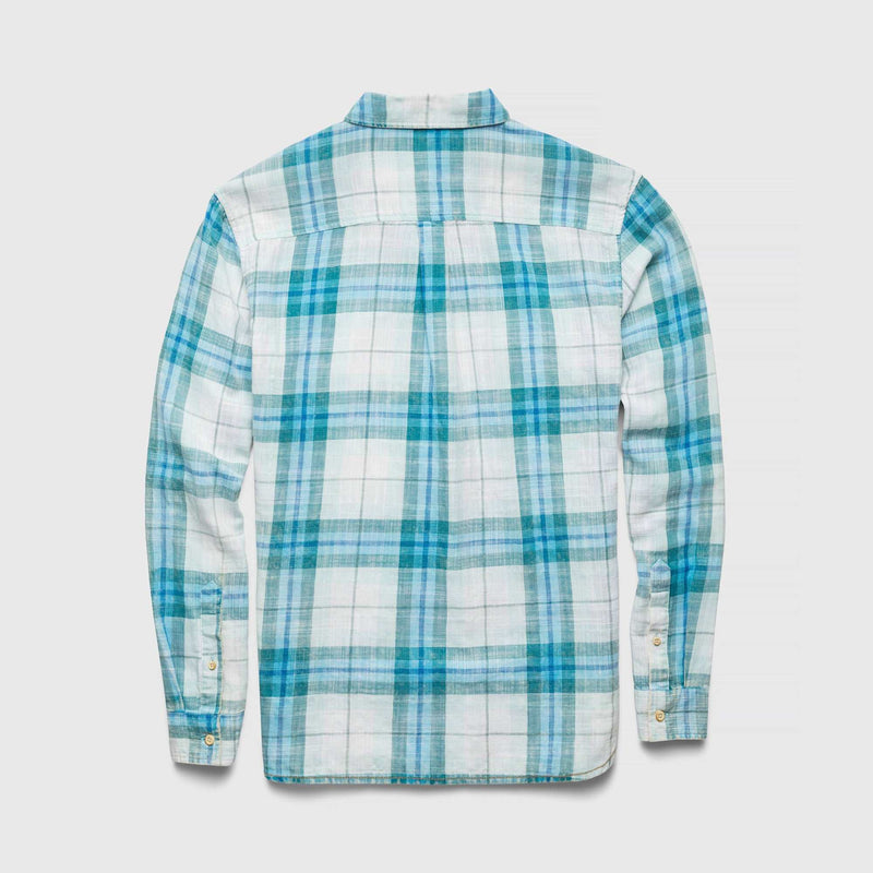 Brian Twill Plaid Shirt - Blue Combo