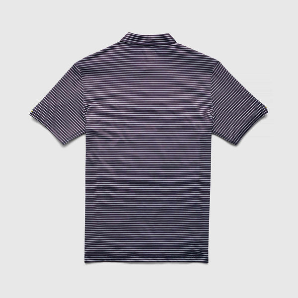 Gary Performance Polo - Navy Stripe