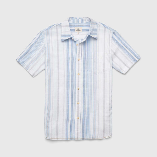 Joey Stripe Shirt - White Combo