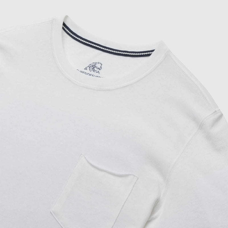 Nick Slub Pocket Tee - White