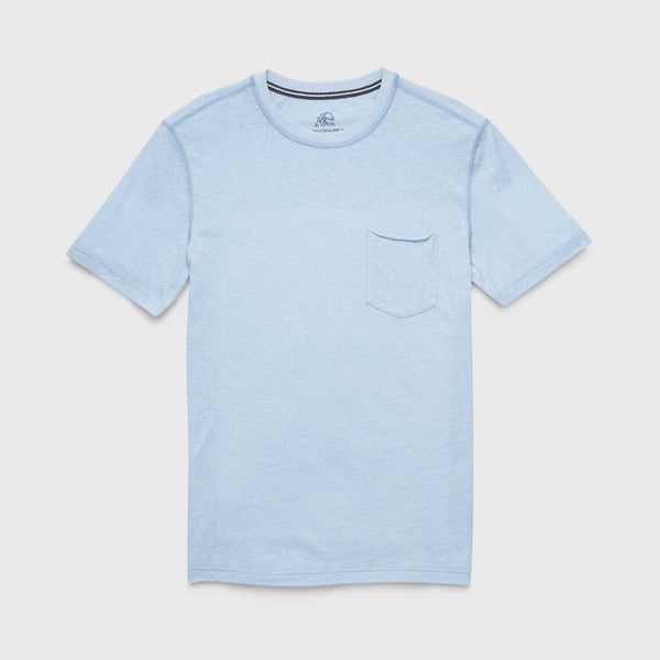 Nick Slub Pocket Tee - Blissful Blue