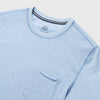 Nick Slub Pocket Tee - Blissful Blue