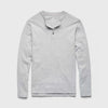 Sean Sueded Jersey Henley - Heather Grey