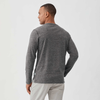 Sean Sueded Jersey Henley - Black Heather