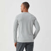 Sean Sueded Jersey Henley - Heather Grey