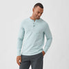 Sean Sueded Jersey Henley - Green Heather