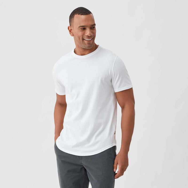 Salty Scoop Jersey Tee - White