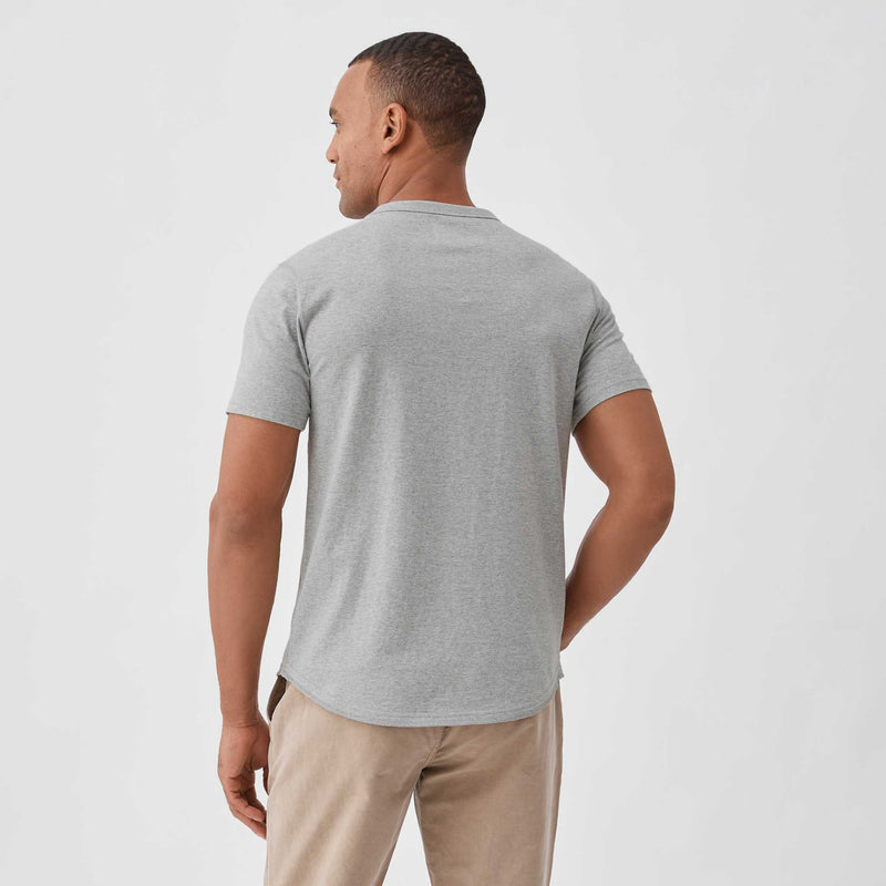 Salty Scoop Jersey Tee - Heather Grey