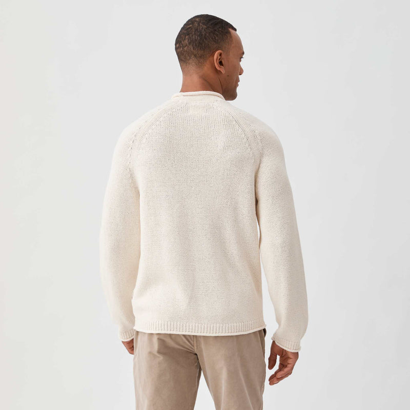 Stu Raglan Rollneck Sweater - Jet Stream