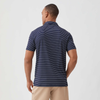 Gary Performance Polo - Navy Stripe