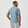 Tony Pique Knit Shirt - Blue Heather