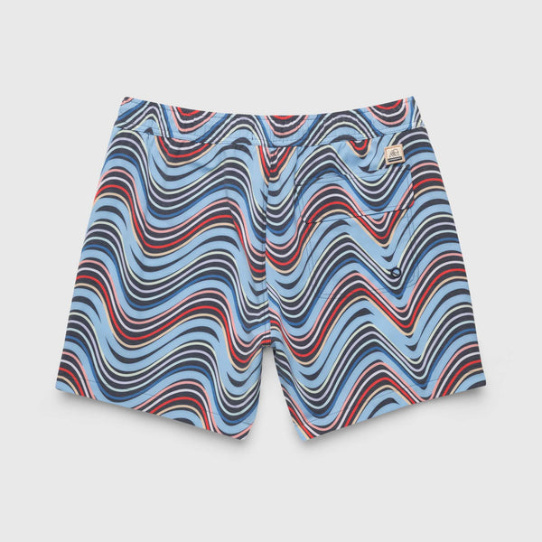 Jimmy 5" Wave Volley - Multi Blue