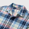 Brian Slub Plaid Shirt - Multi Green Combo