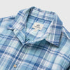 Brian Twill Plaid Shirt - Aqua Blue Combo