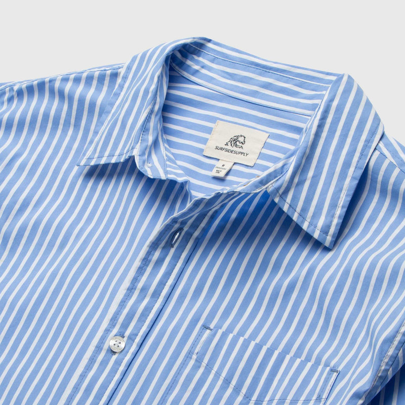 Brian Stripe Shirt - Blue