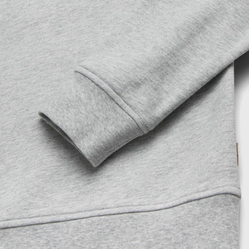 Bobby Melange Quarter Zip - Heather Grey