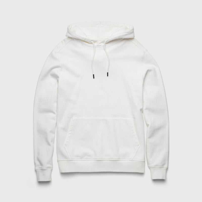 Marine French Terry Hoodie - White