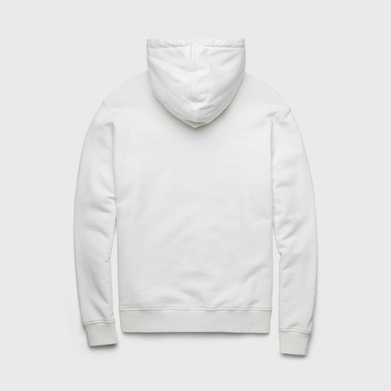 Marine French Terry Hoodie - White