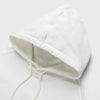 Marine French Terry Hoodie - White