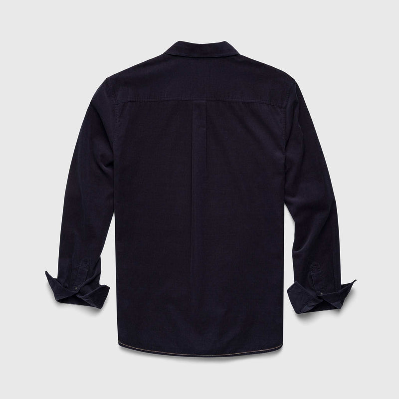 Brian Corduroy Shirt - Navy Blazer