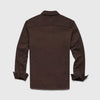 Brian Rib Knit Shirt - Dark Brown Heather