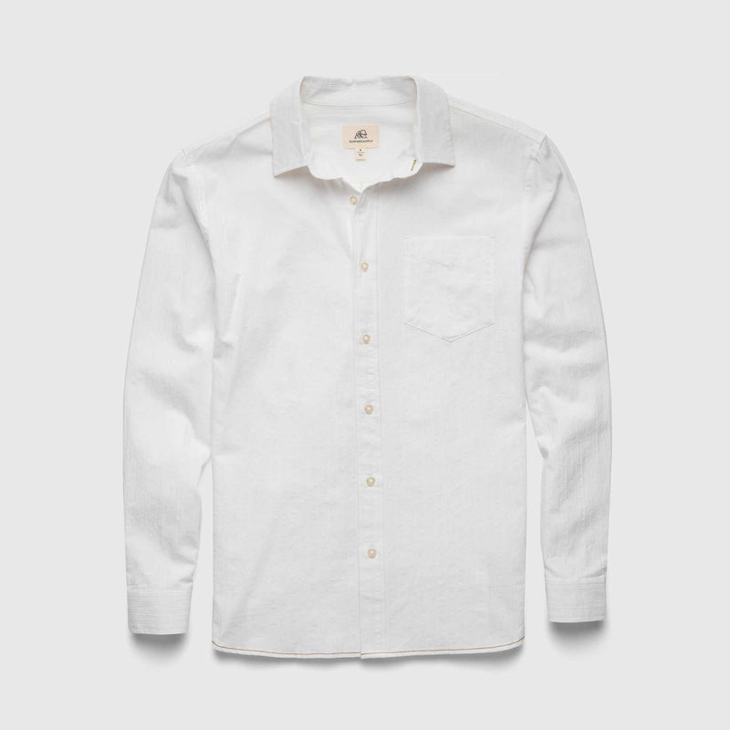 Brian Textured Shirt - White