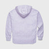 Avery Laceup Terry Hoodie - Lilac Heather