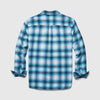 Brian Brushed Cotton Shirt - Blue Combo