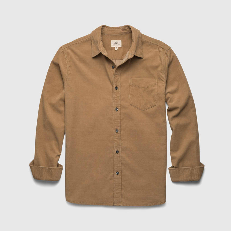 Brian Corduroy Shirt - Chinchilla