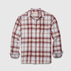 Brian Vintage Wash Plaid Shirt - Cabernet Combo