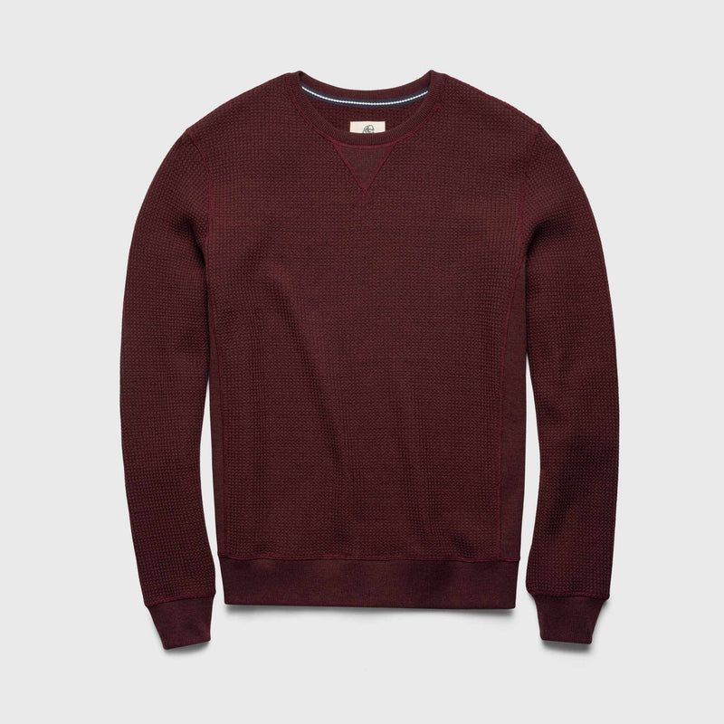 Butch Thermal Crewneck - Cabernet Heather