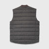 Cal Moleskin Quilted Vest - Charcoal Heather