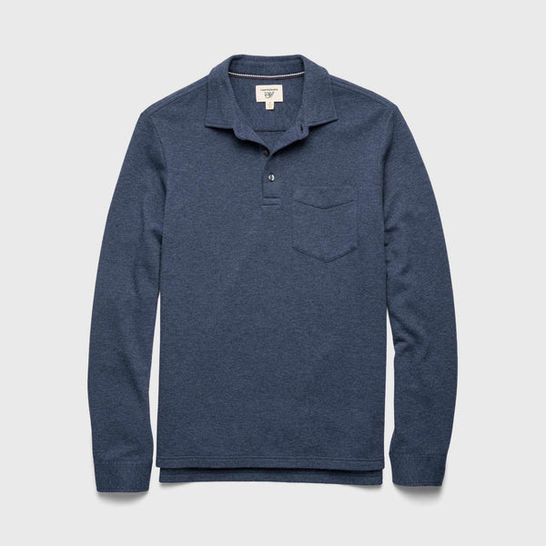 Cary Ultra Soft Polo - Navy Heather