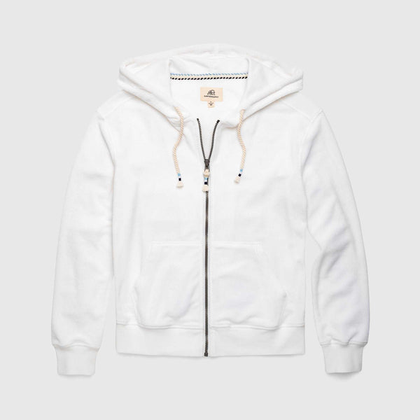 Dani Terry Hoodie  - White