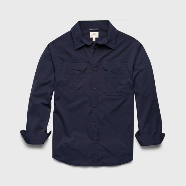 Fluke Utility Ripstop Shirt - Navy Blazer