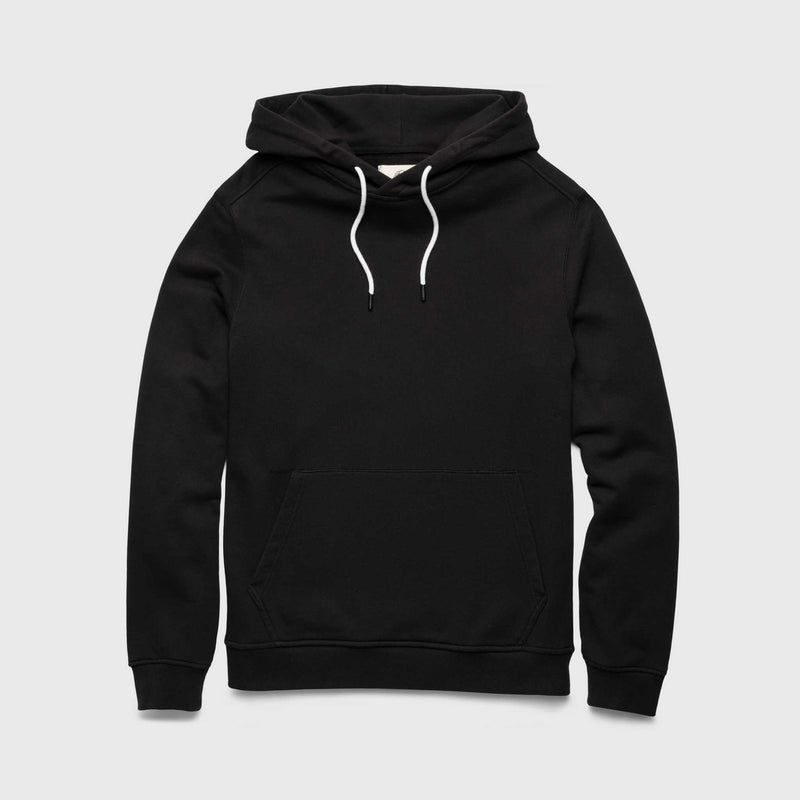 Marine French Terry Hoodie - Black