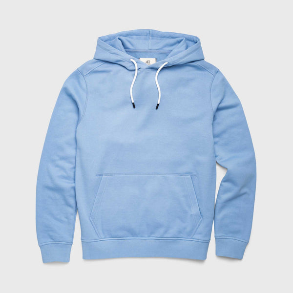 Marine French Terry Hoodie - Sky Blue