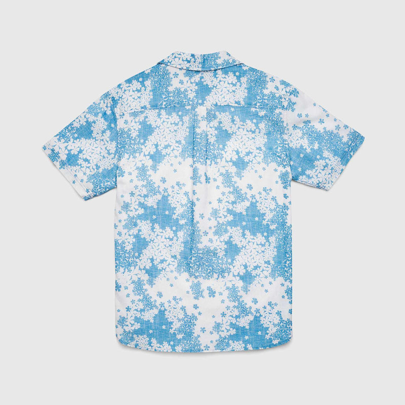 Mate Floral Print Shirt - Brilliant Sky Combo