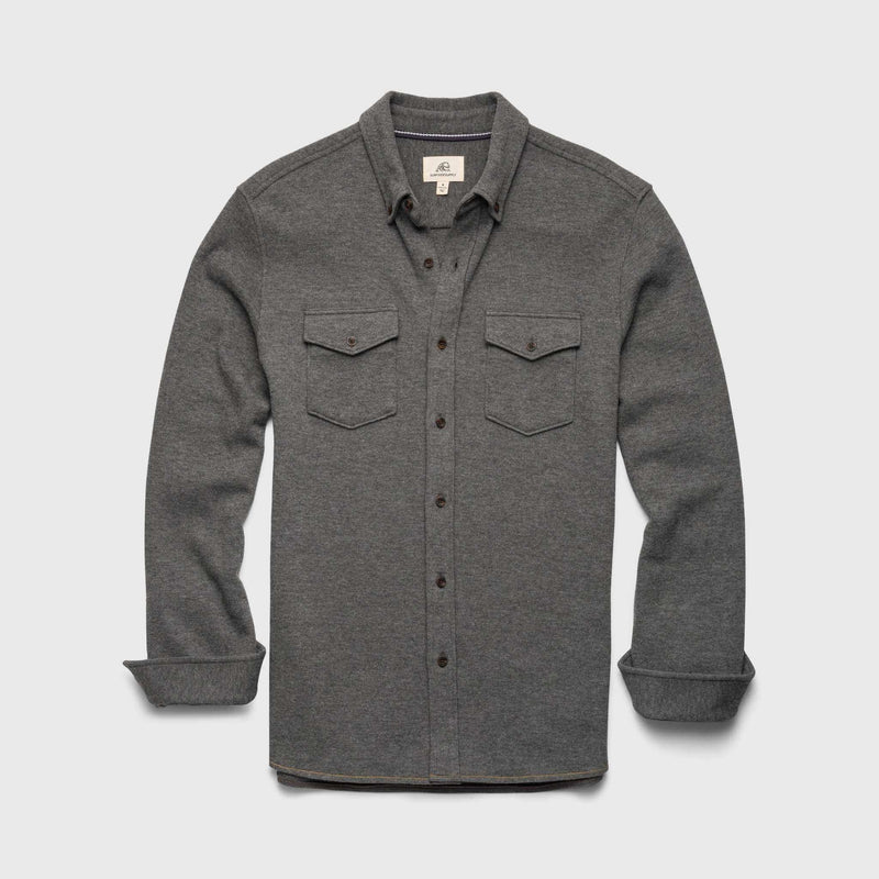 Rex Soft Knit Shirt - Charcoal Heather