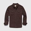 Rex Soft Knit Shirt - Dark Brown Heather