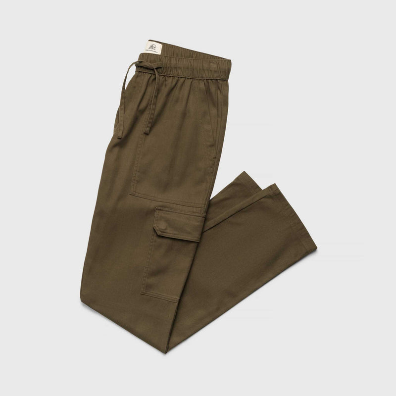 Travis Twill Pull-on Utility Pant - Green Grape Leaf