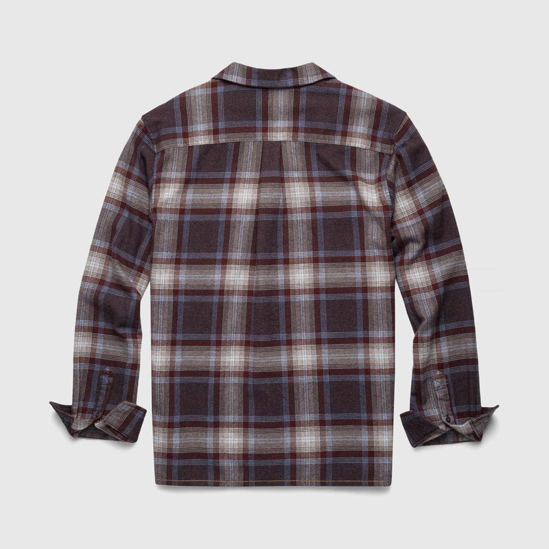 William Camp Collar Shirt - Cabernet