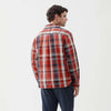 Alex Plaid Utility Overshirt - Orange Combo