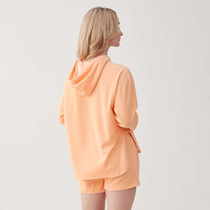 Ali Soft Terry Hoodie  - Apricot Ice