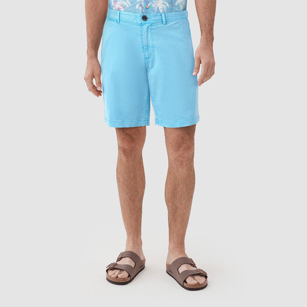 Andrew Stretch Twill Short - Baltic Sea Blue