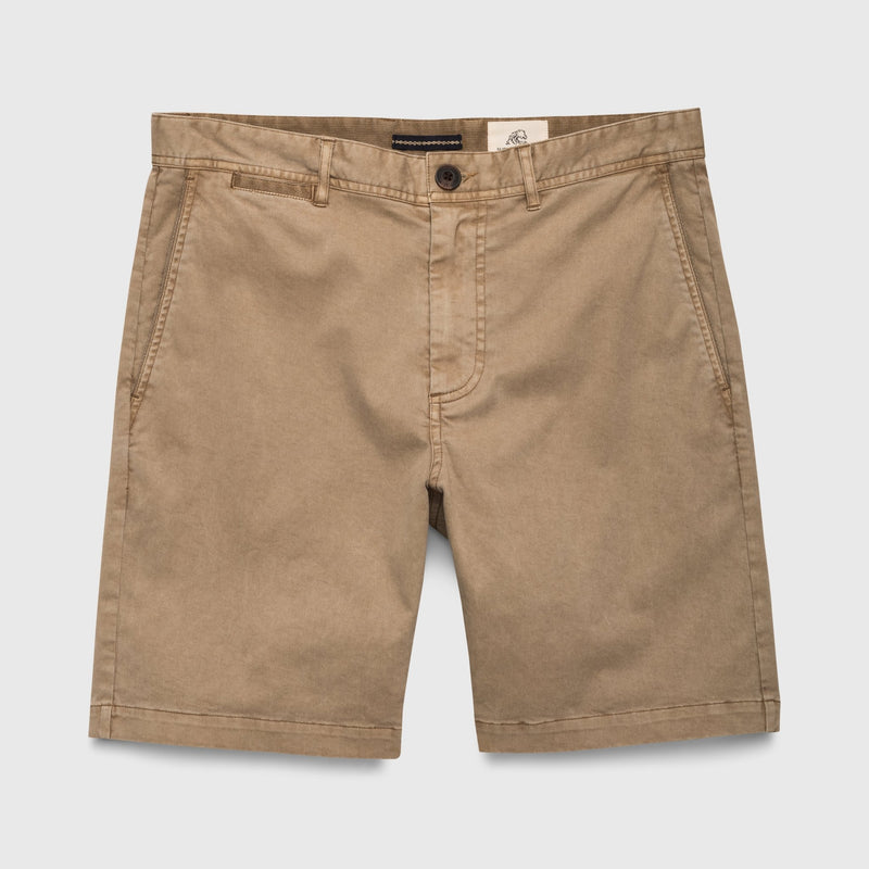 Andrew Stretch Twill Short - Chinchilla